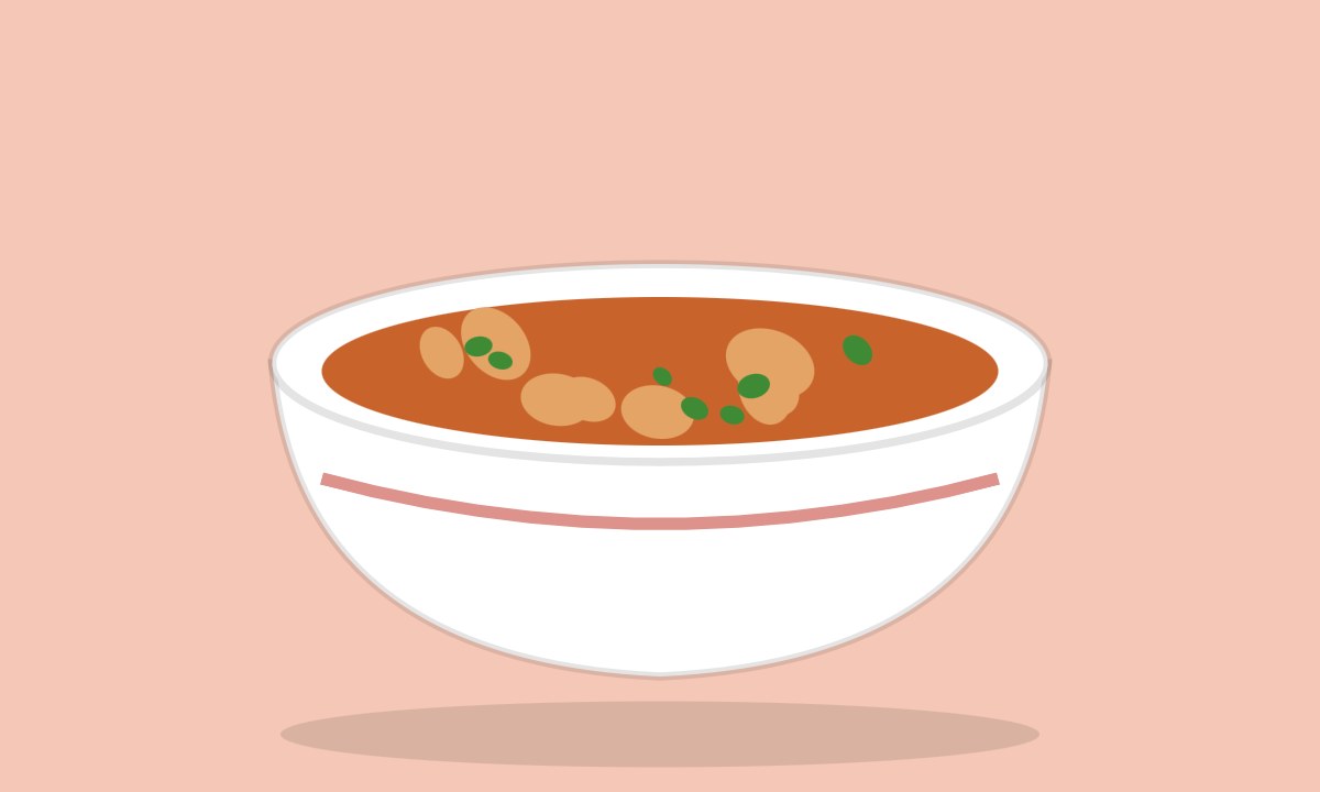 A drawing of Aloo Matar Gajar