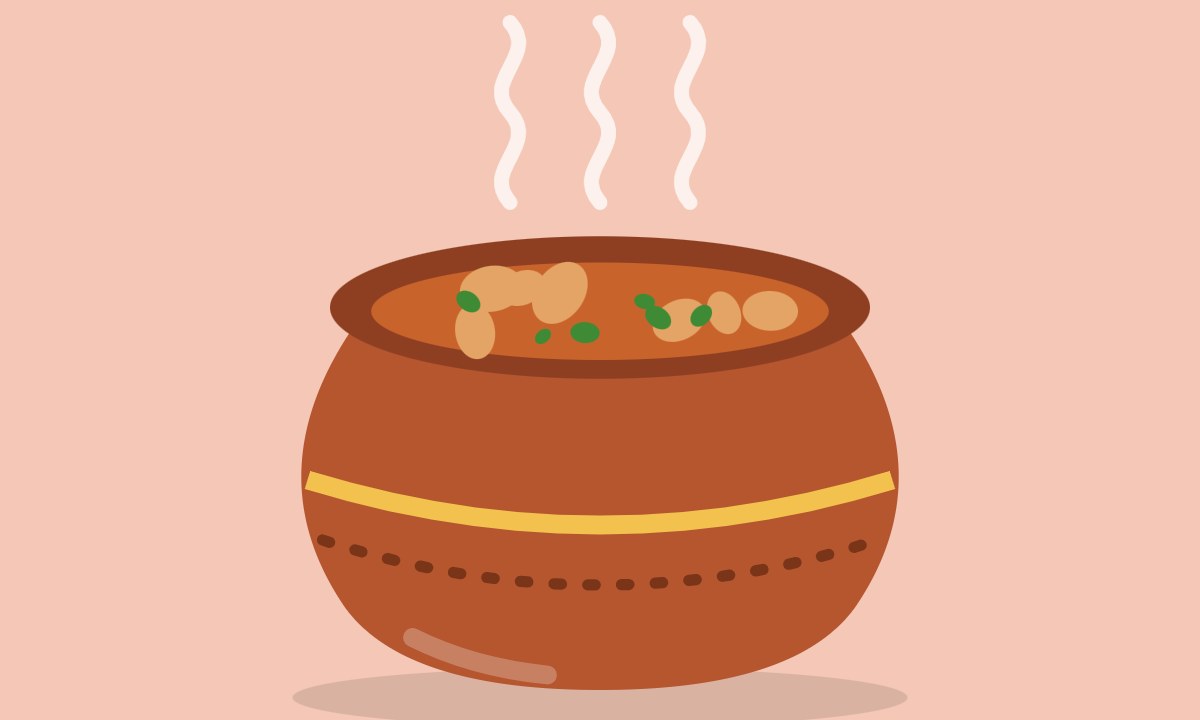 A drawing of Baingan ka Bharta