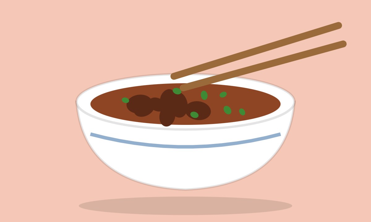 A drawing of Beef with Black Pepper