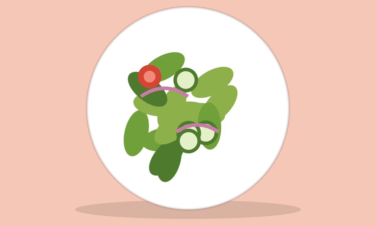 A drawing of Caprese Salad