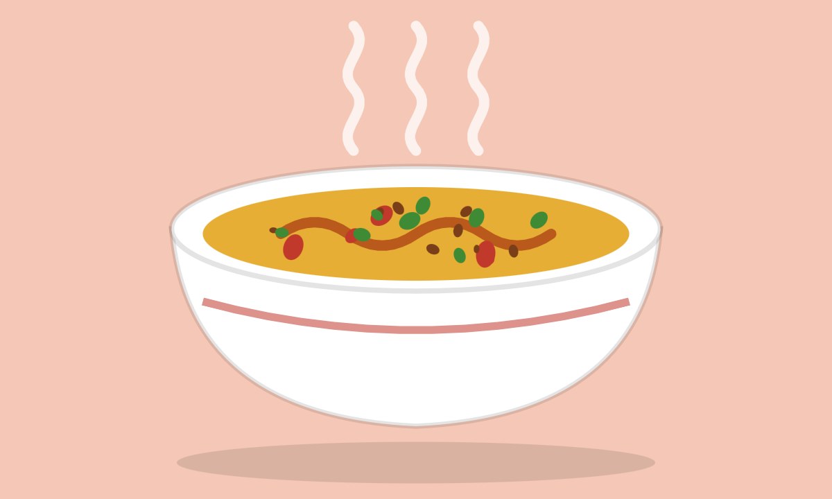 A drawing of Chanay ki Daal Lauki