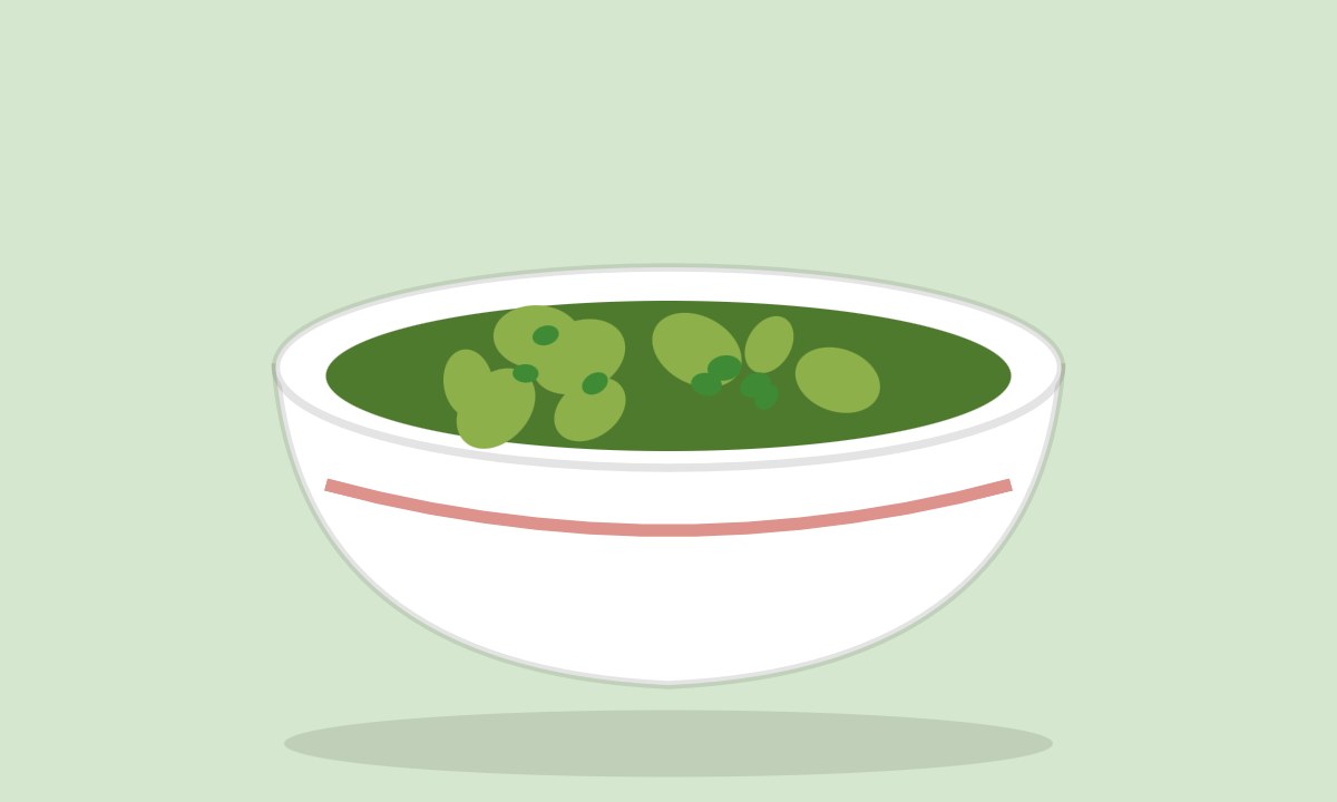 A drawing of Dahi Chutney