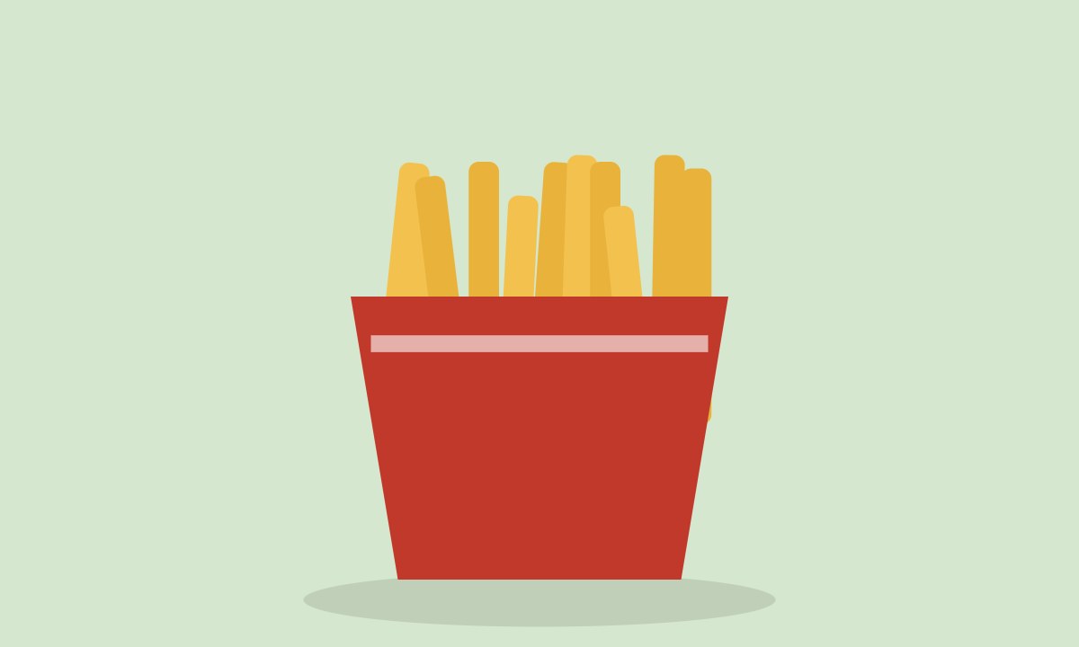 A drawing of French Fries