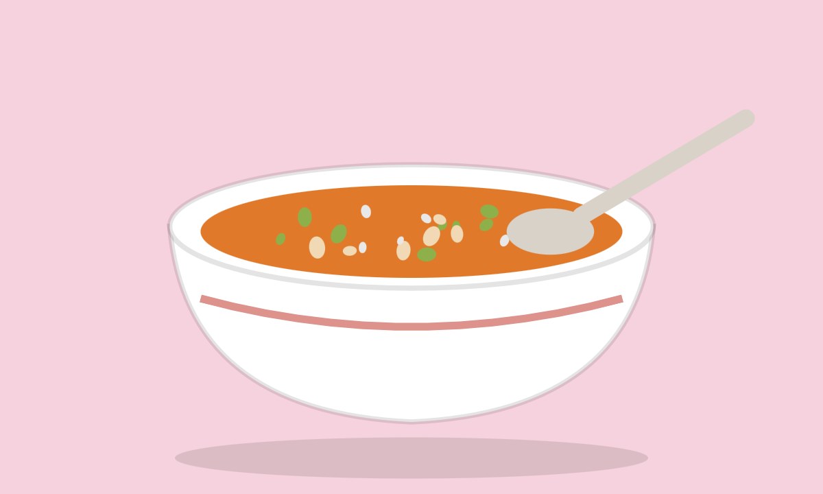 A drawing of Gajar ka Halwa