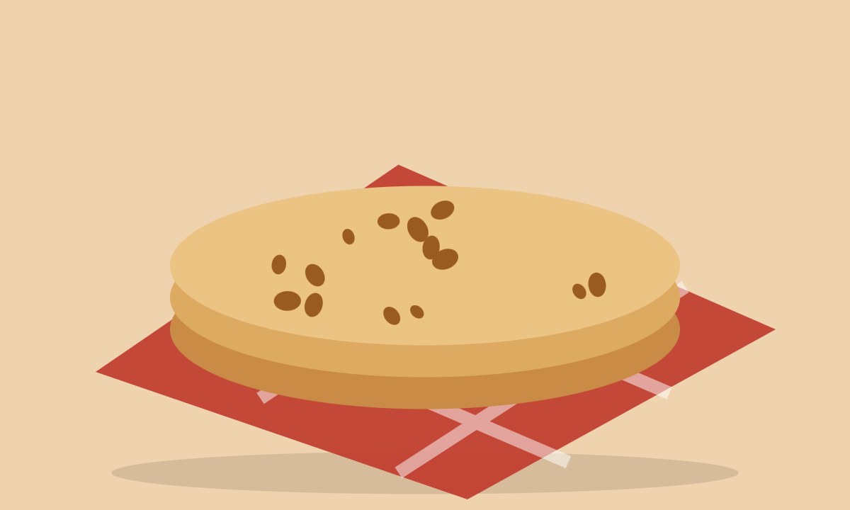 A drawing of Golgappay (Pani Puri)
