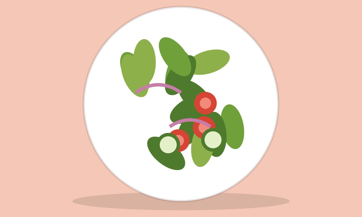 A drawing of Greek Salad