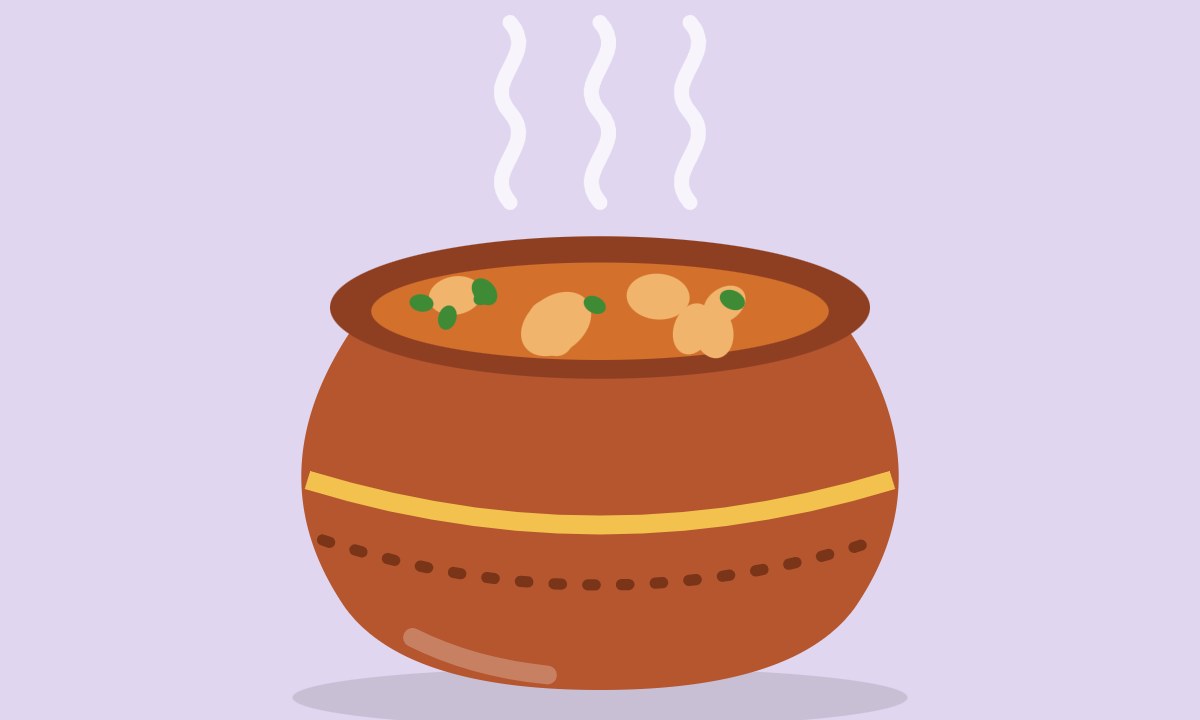 A drawing of Handi (chicken)
