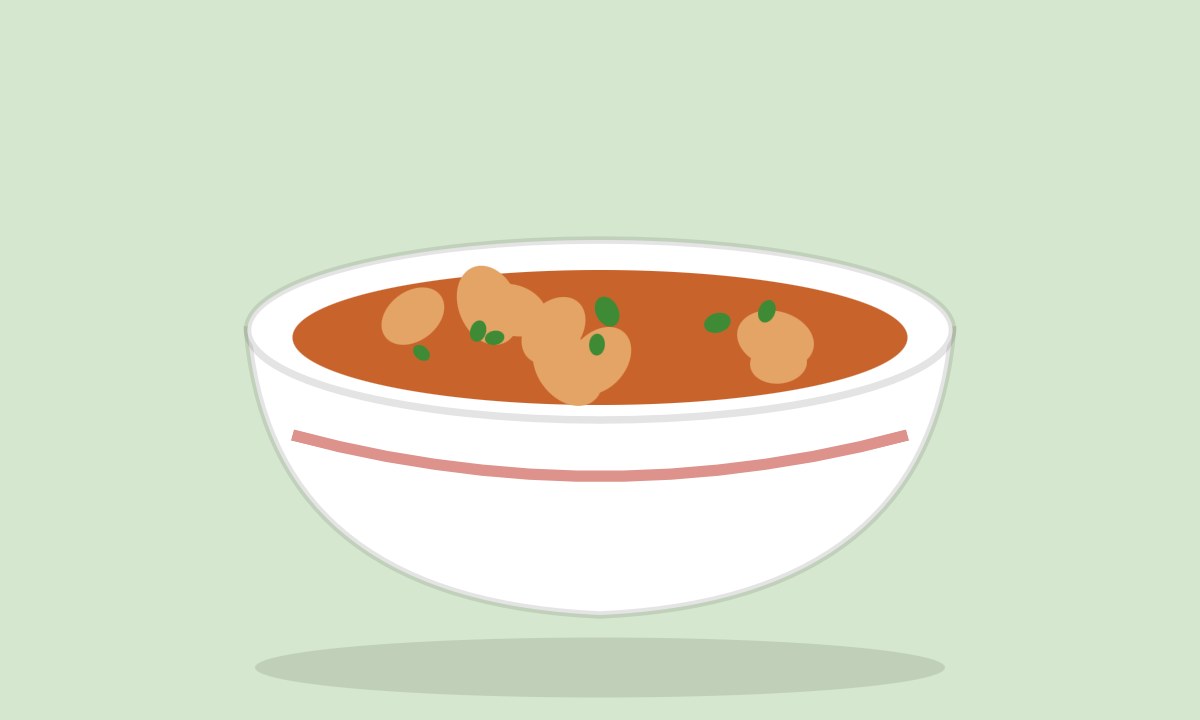 A drawing of Imli Chutney