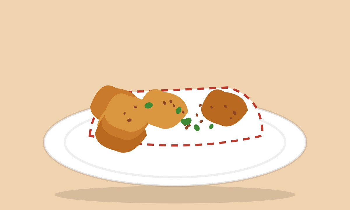 A drawing of Kachori