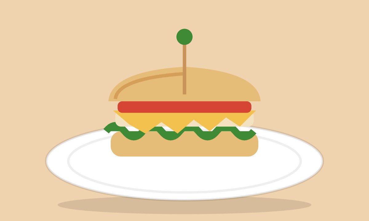 A drawing of Malai Boti Wrap