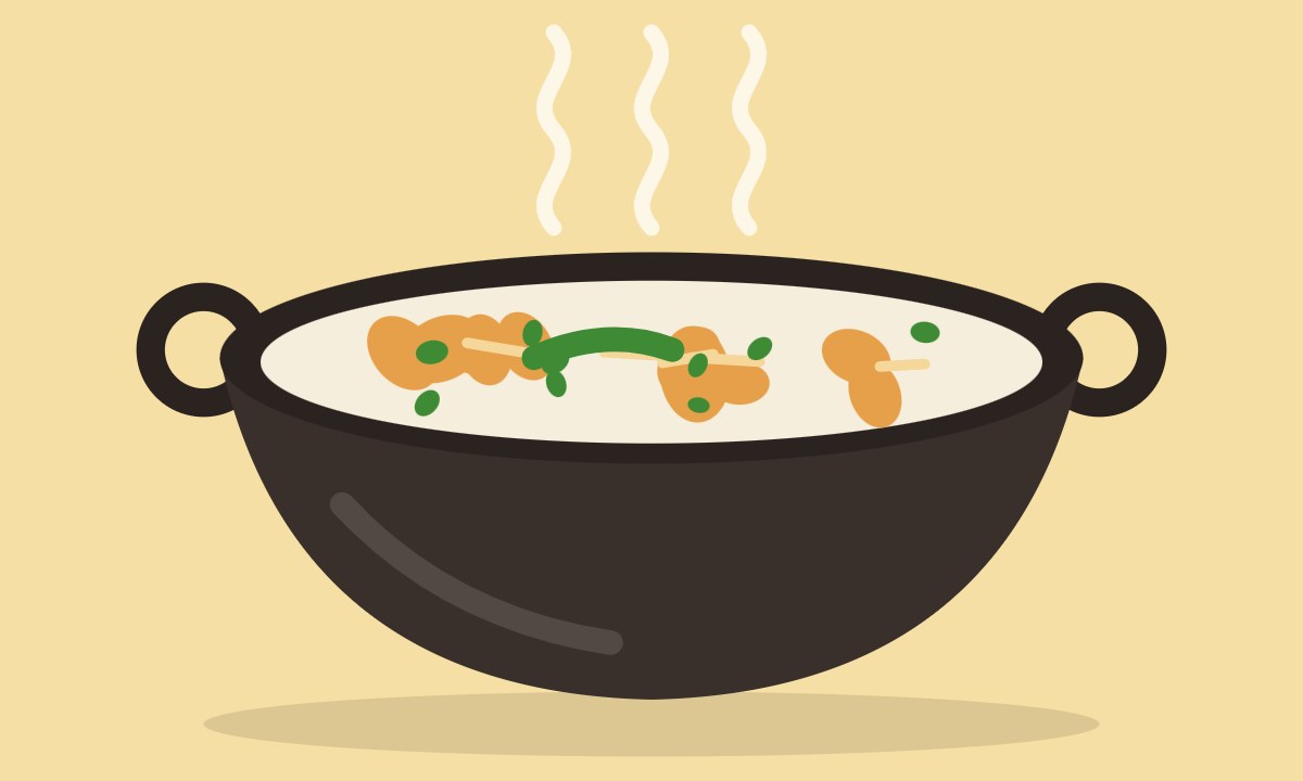A drawing of Matar Chawal