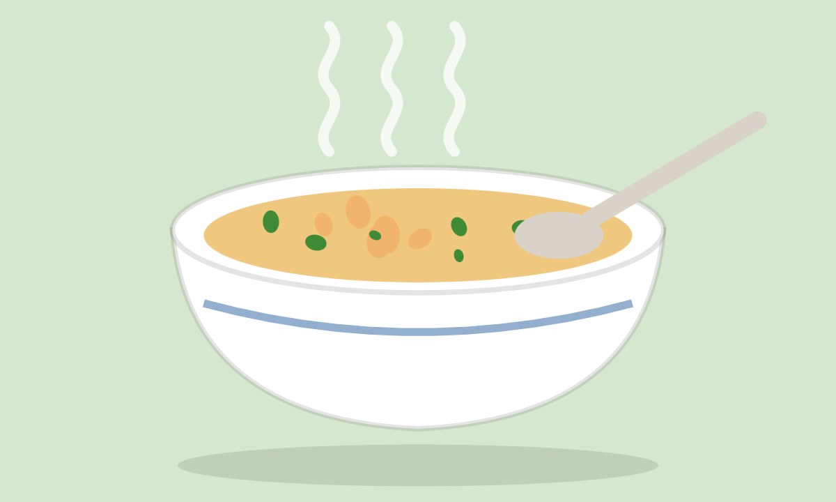 A drawing of Mulligatawny Soup