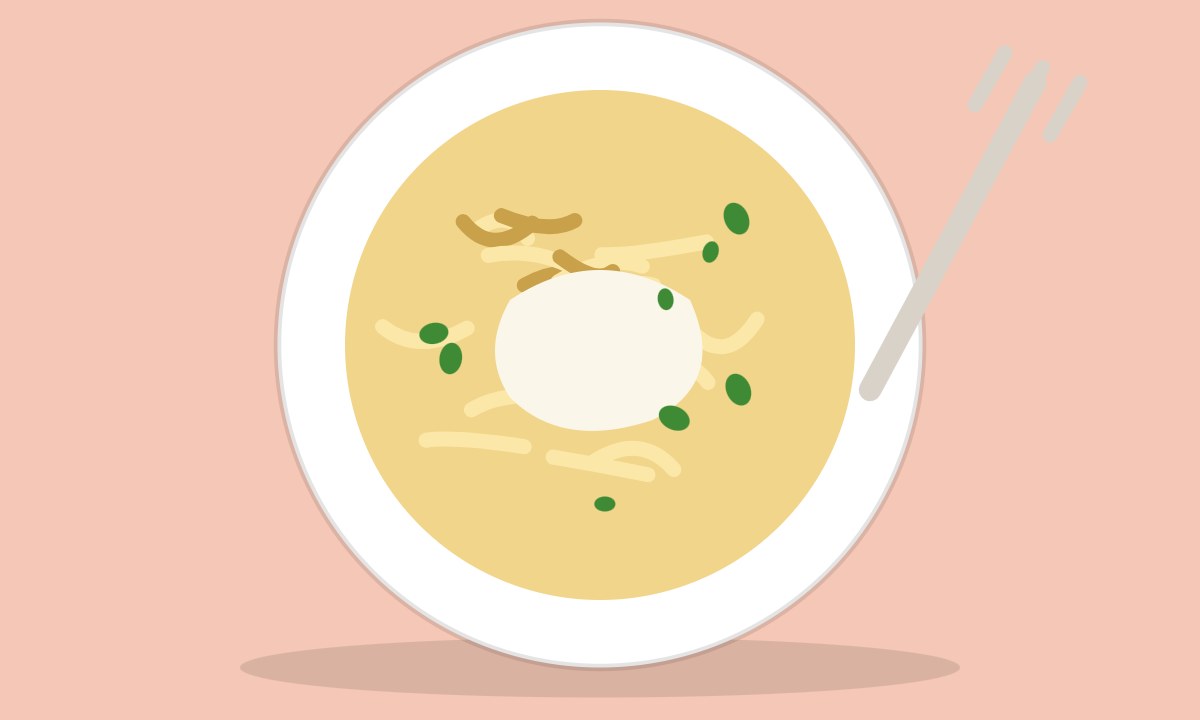 A drawing of Pesto Pasta
