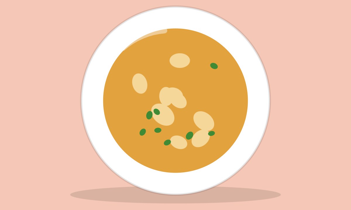 A drawing of Prawn Masala