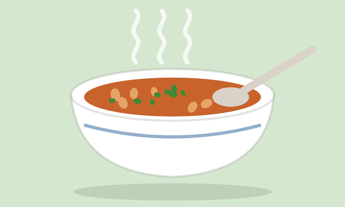 A drawing of Pumpkin Soup