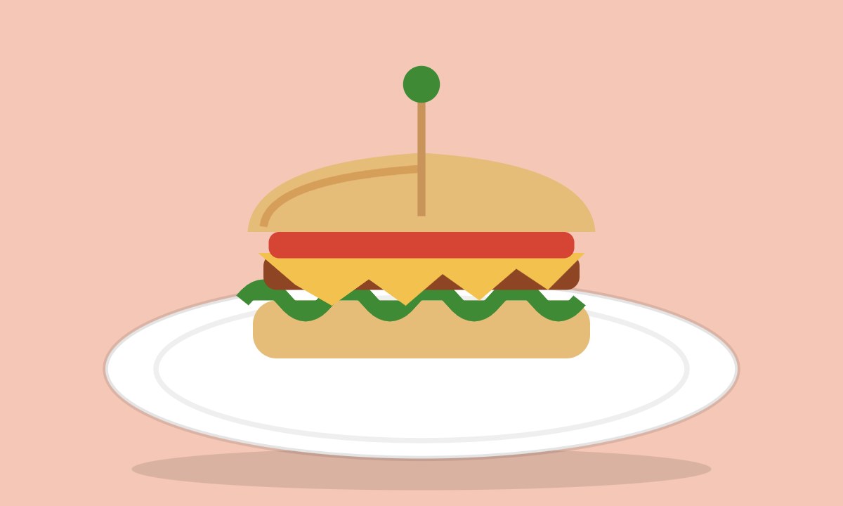 A drawing of Sloppy Joe