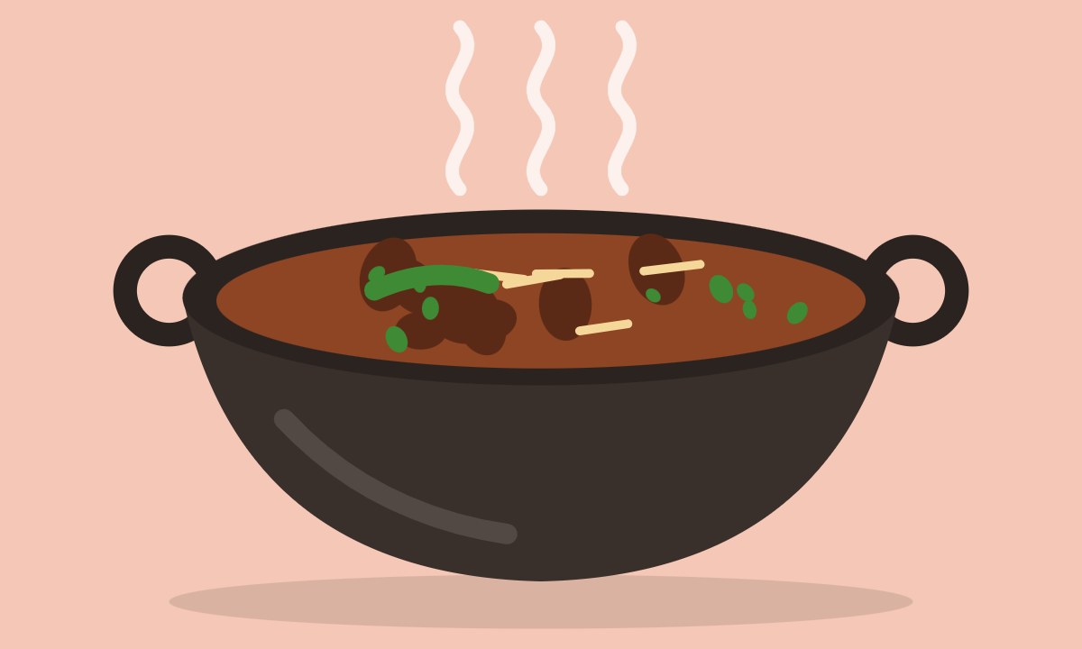 A drawing of Tinday Gosht
